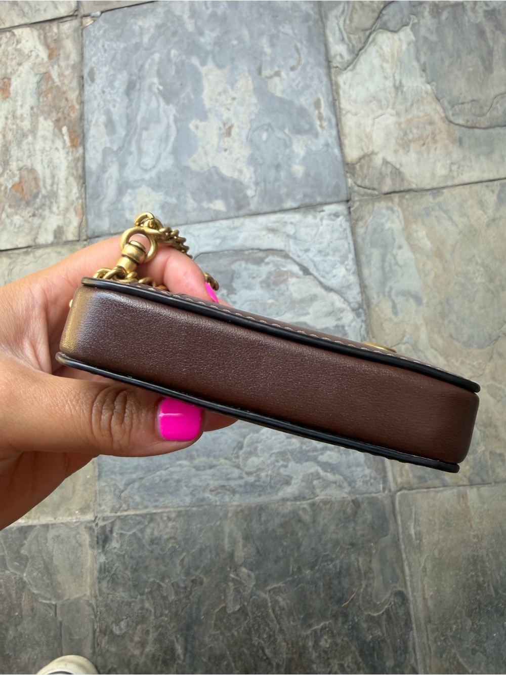 Coach Essential Chain Card Case - Picture 5 of 9